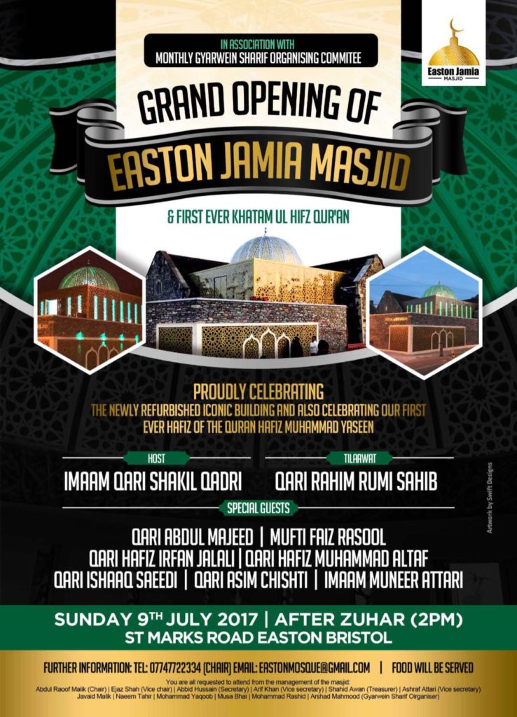 Grand Opening of Easton Jamia Masjid